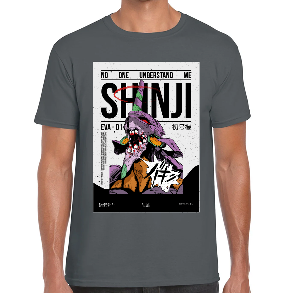 Playera Eva 01 Evangelion Algodón Premium #0001691