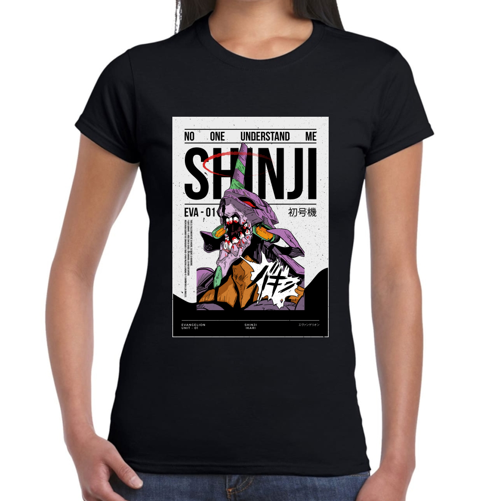 Playera Eva 01 Evangelion Algodón Premium #0001691 Imagen secundaria del producto