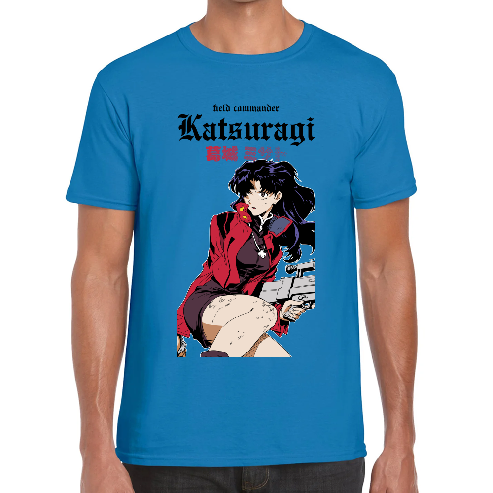 Playera Misato Katsuragi Evangelion Algodón Premium #0001692