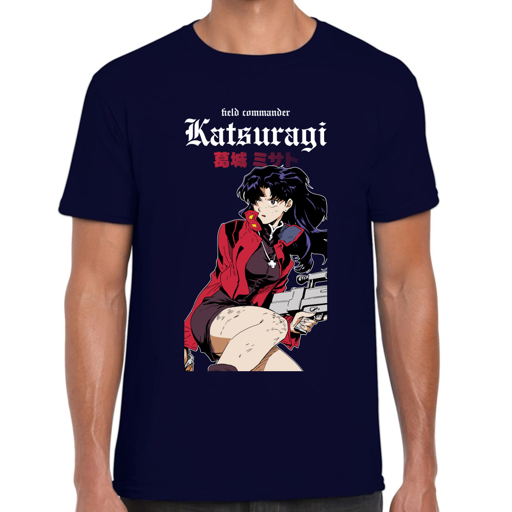 Playera Misato Katsuragi Evangelion Algodón Premium #0001692