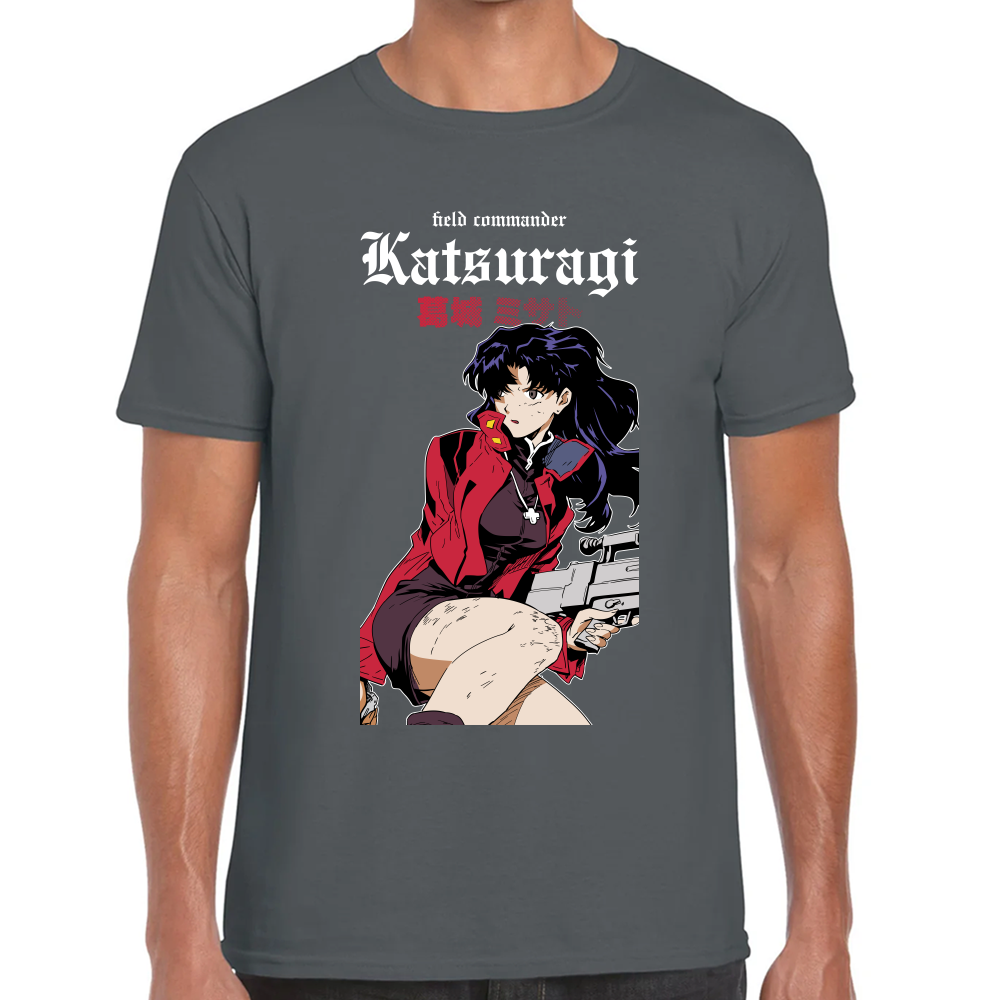 Playera Misato Katsuragi Evangelion Algodón Premium #0001692
