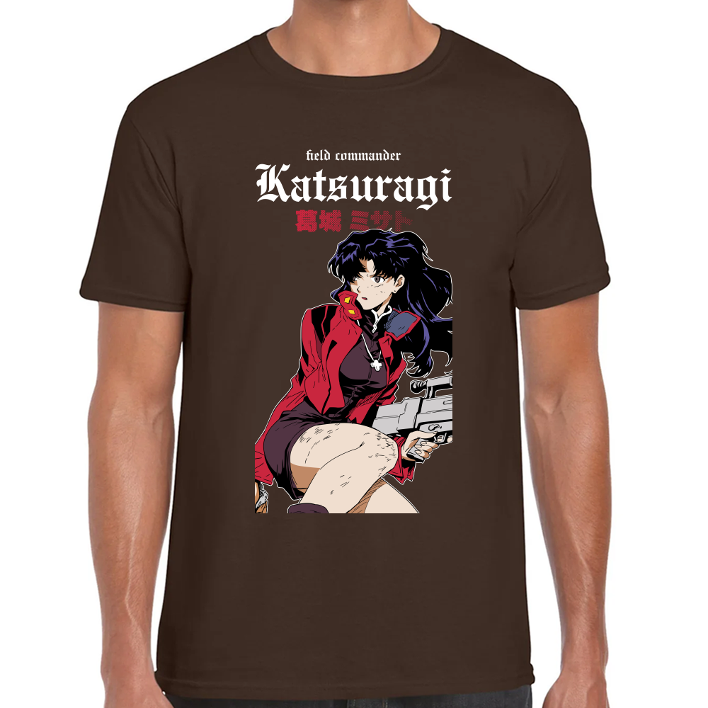 Playera Misato Katsuragi Evangelion Algodón Premium #0001692