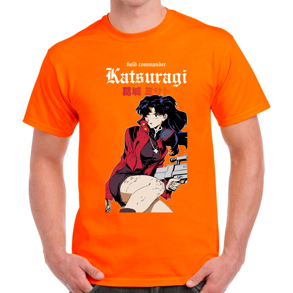 Playera Misato Katsuragi Evangelion Algodón Premium #0001692