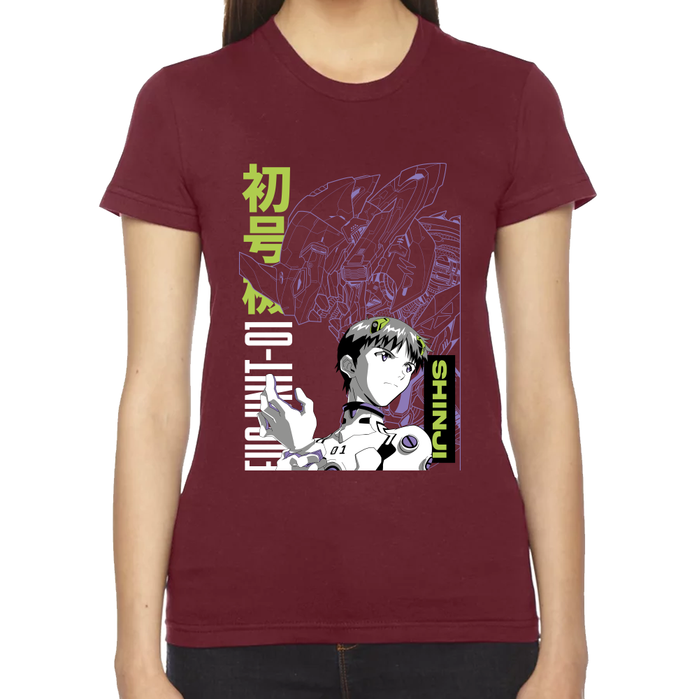 Playera Kaiju y Soshiro Evagelion Algodón Premium #0001693