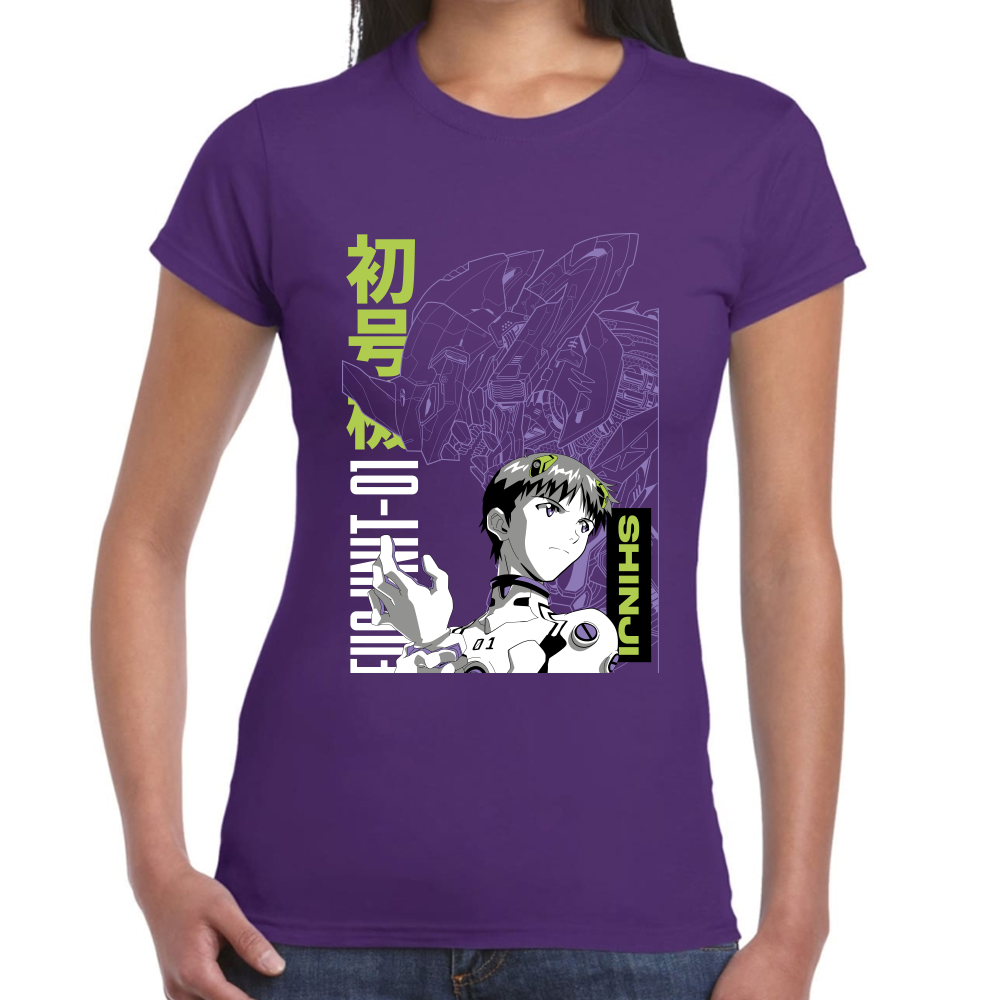 Playera Kaiju y Soshiro Evagelion Algodón Premium #0001693