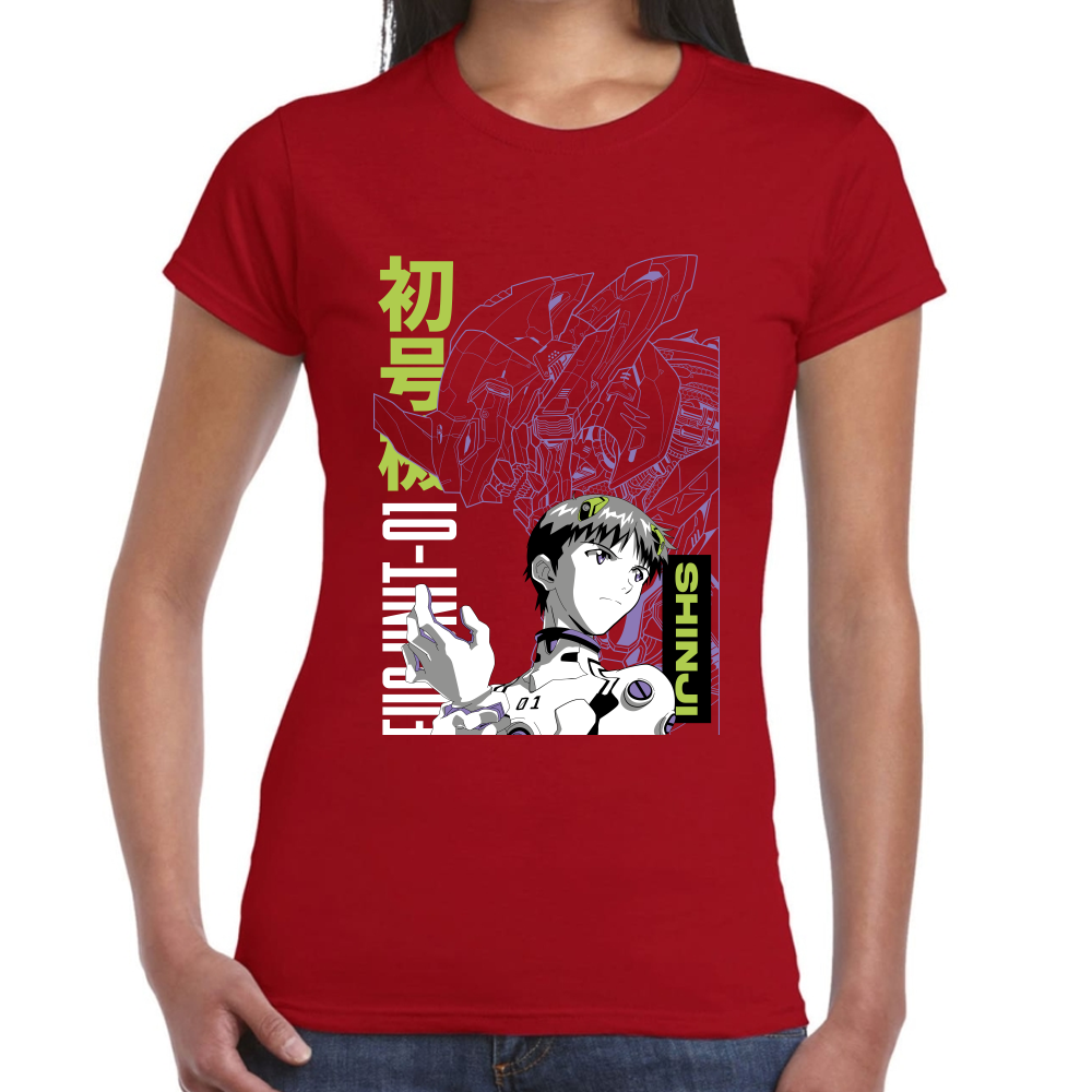 Playera Kaiju y Soshiro Evagelion Algodón Premium #0001693