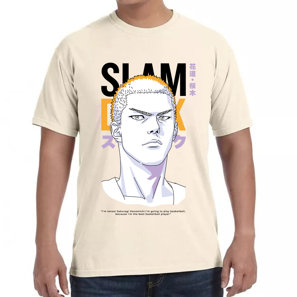 Playera Hanamichi Slam Dunk Algodón #0001698