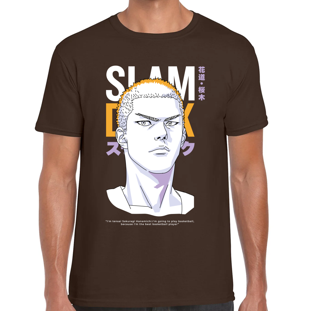 Playera Hanamichi Slam Dunk Algodón #0001698