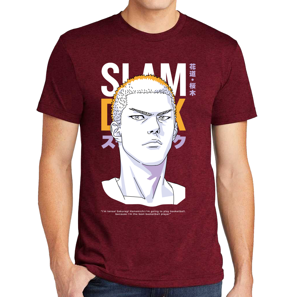 Playera Hanamichi Slam Dunk Algodón #0001698