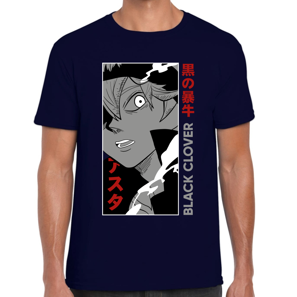 Playera Asta Black Clover Algodón Premium #0001702