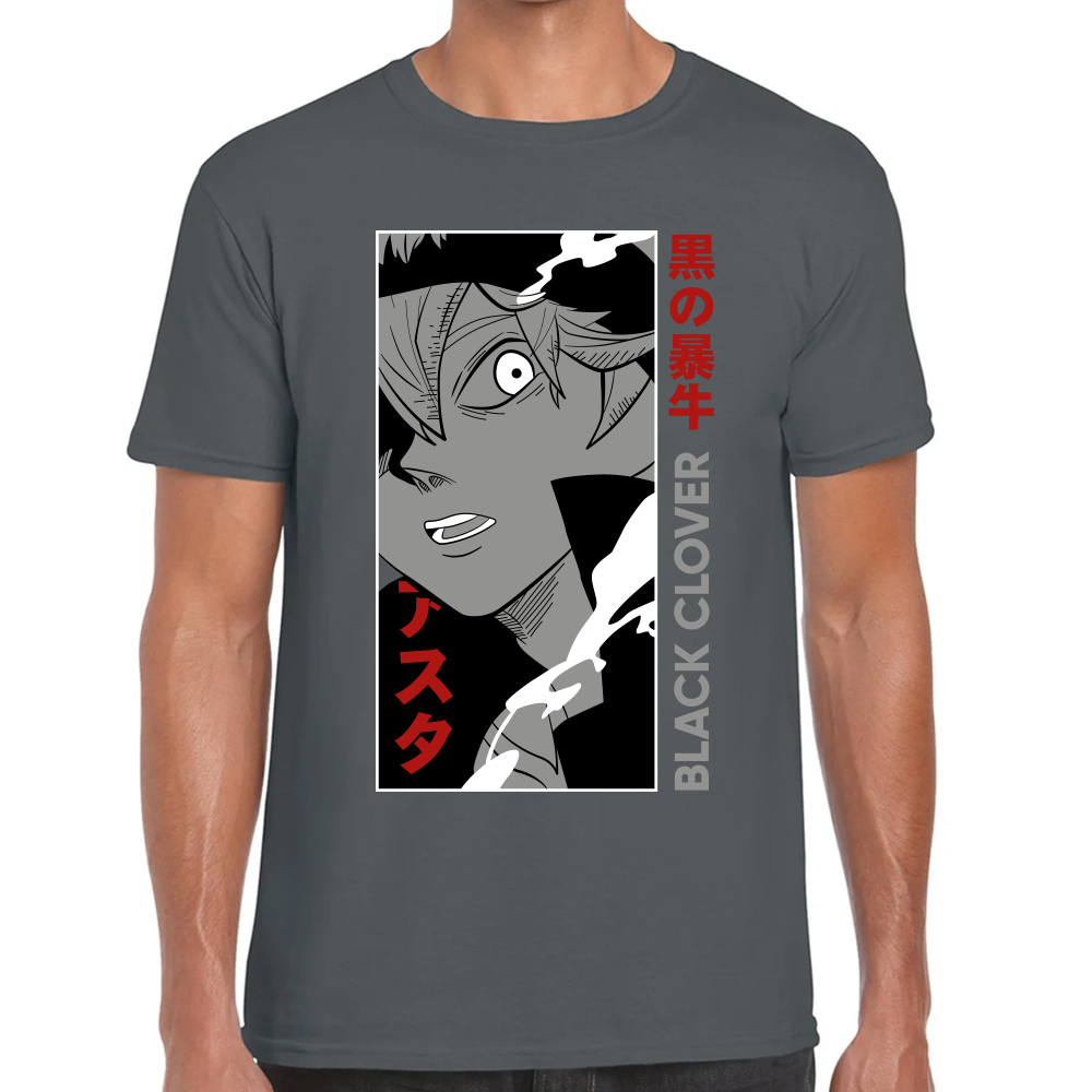 Playera Asta Black Clover Algodón Premium #0001702