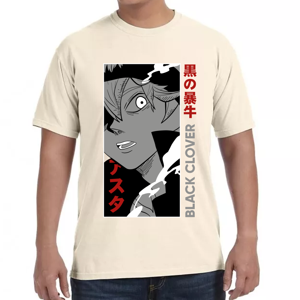 Playera Asta Black Clover Algodón Premium #0001702