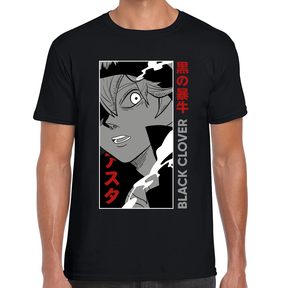 Playera Asta Black Clover Algodón Premium #0001702