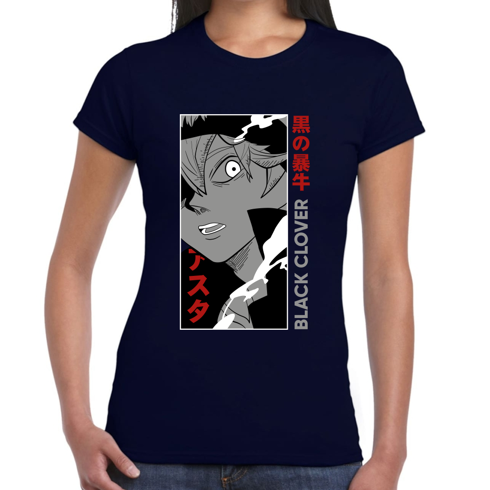 Playera Asta Black Clover Algodón Premium #0001702