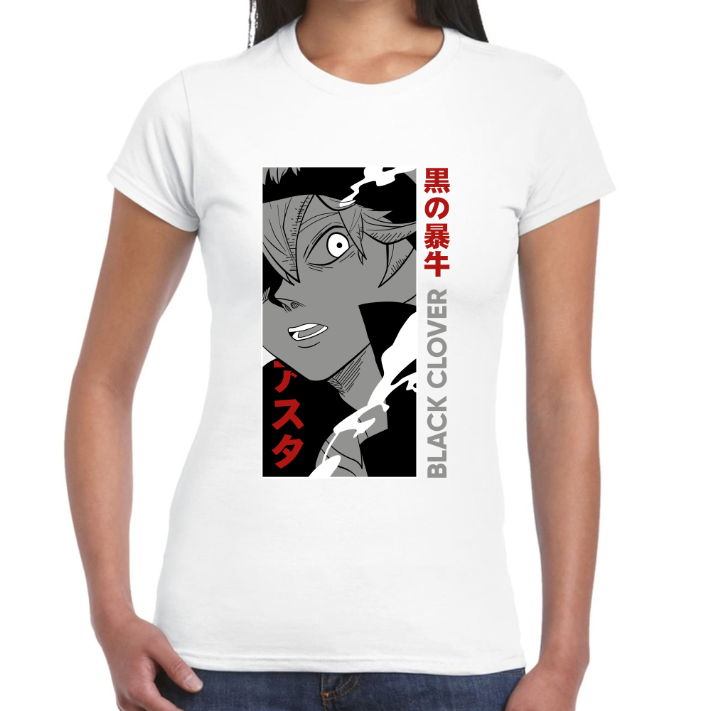Playera Asta Black Clover Algodón Premium #0001702