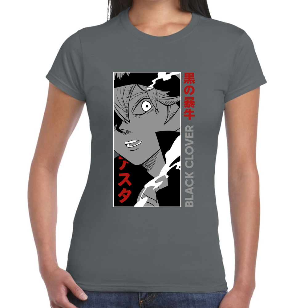 Playera Asta Black Clover Algodón Premium #0001702
