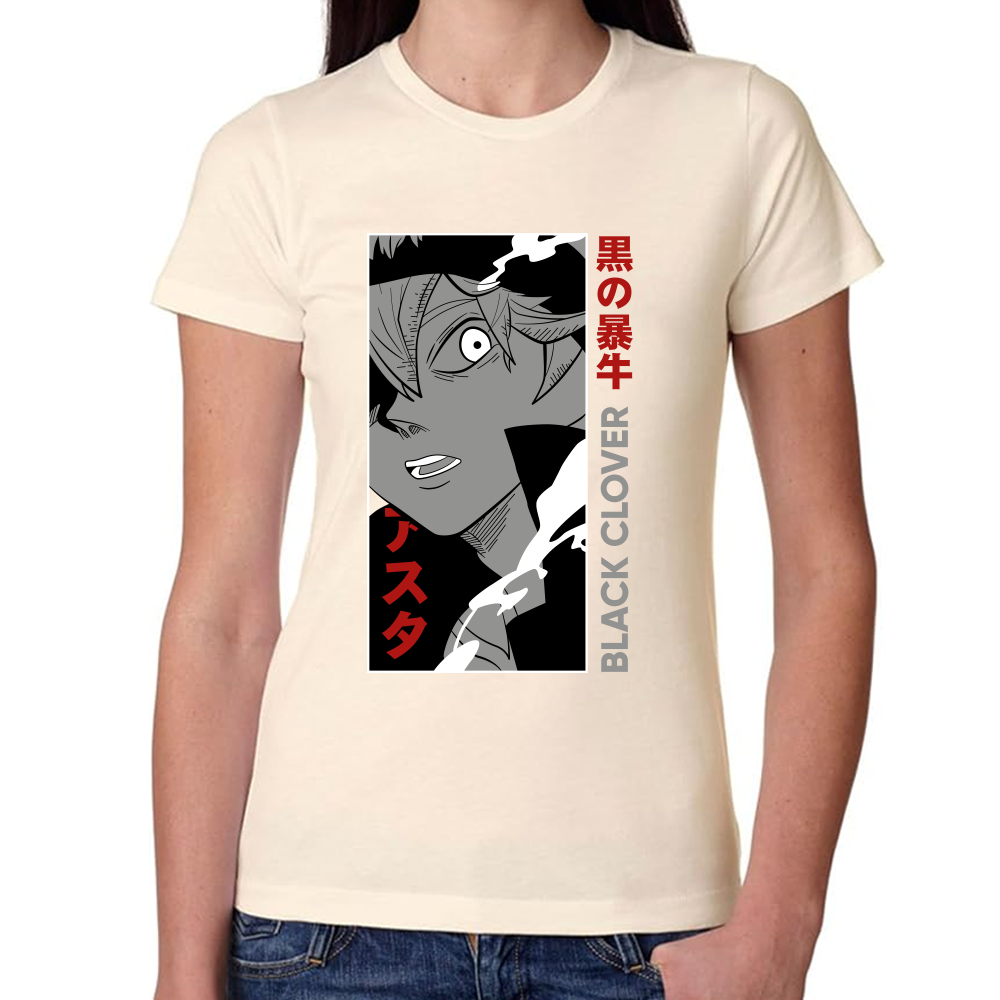 Playera Asta Black Clover Algodón Premium #0001702