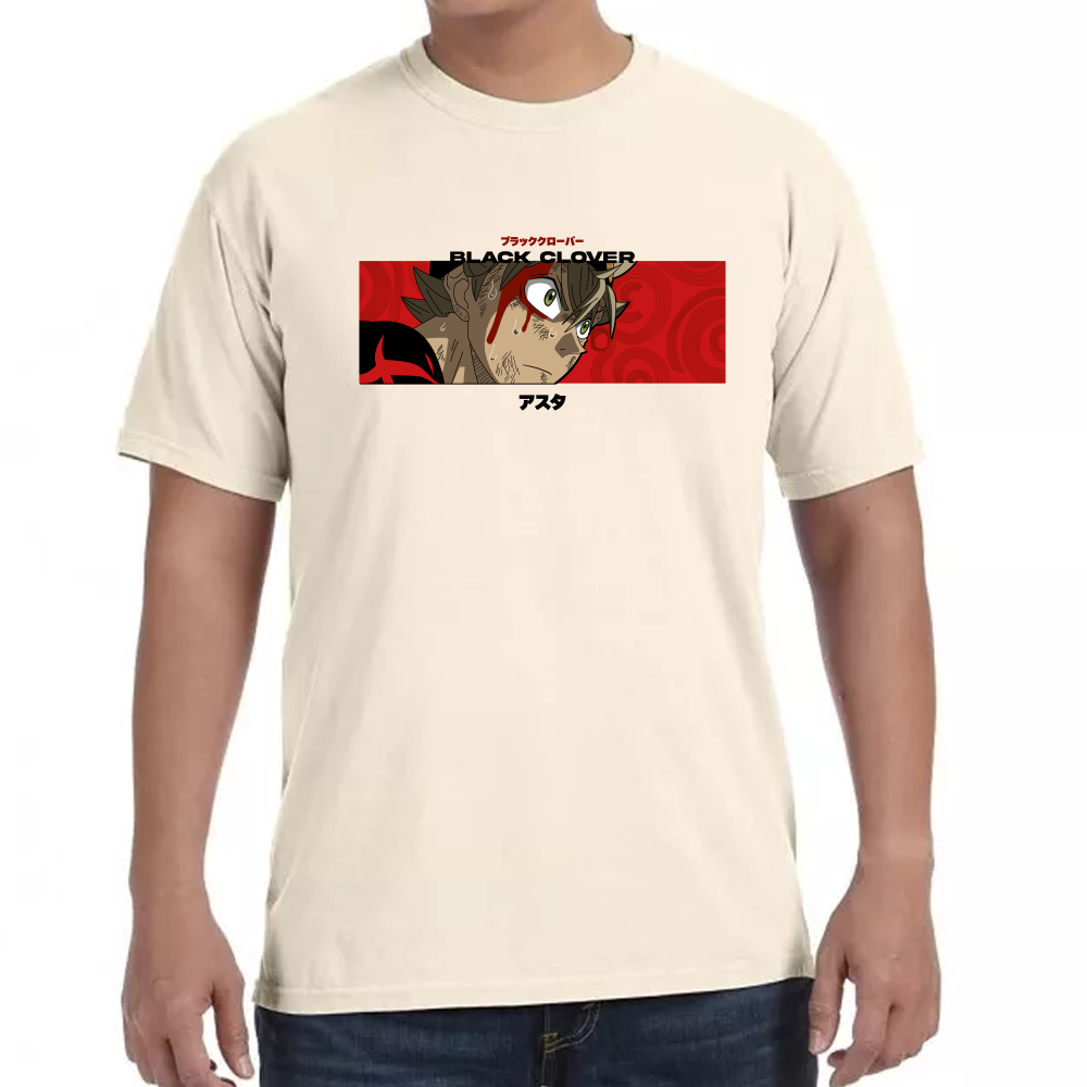 Playera Asta Black Clover Algodón Premium #0001703