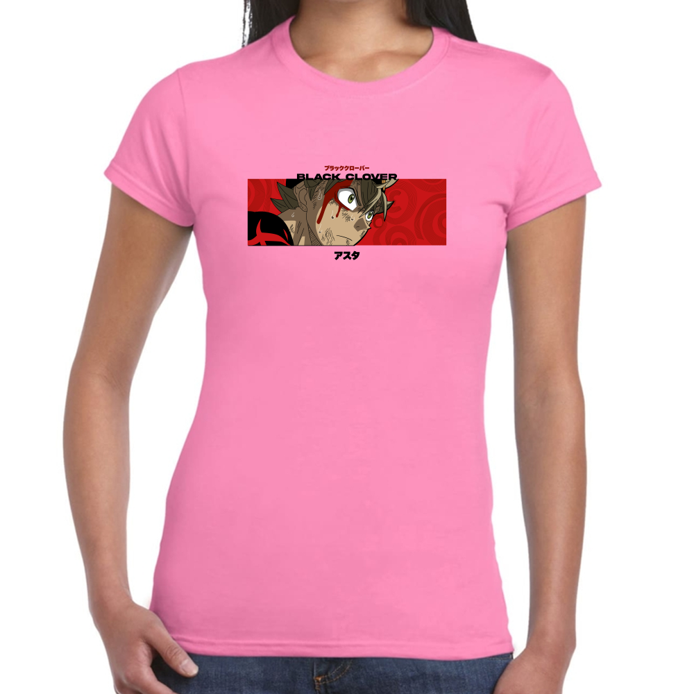 Playera Asta Black Clover Algodón Premium #0001703