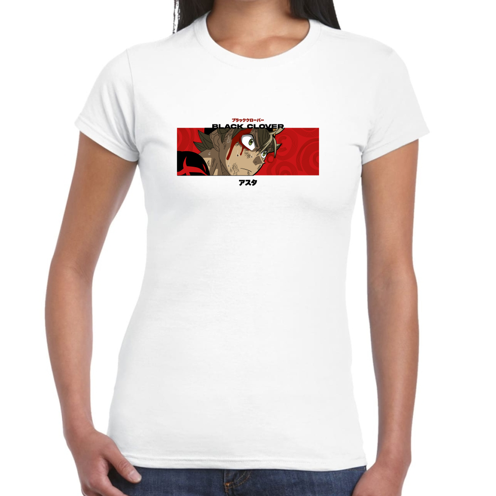 Playera Asta Black Clover Algodón Premium #0001703