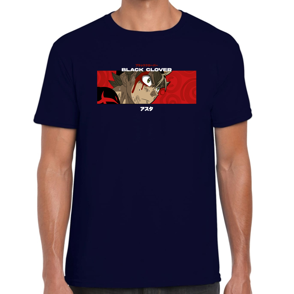 Playera Asta Black Clover Algodón Premium #0001703