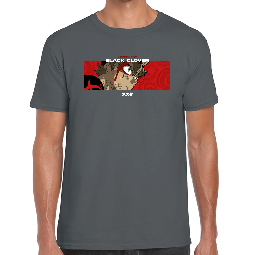 Playera Asta Black Clover Algodón Premium #0001703
