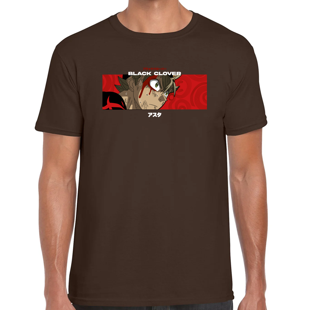 Playera Asta Black Clover Algodón Premium #0001703