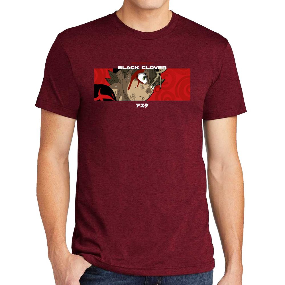 Playera Asta Black Clover Algodón Premium #0001703