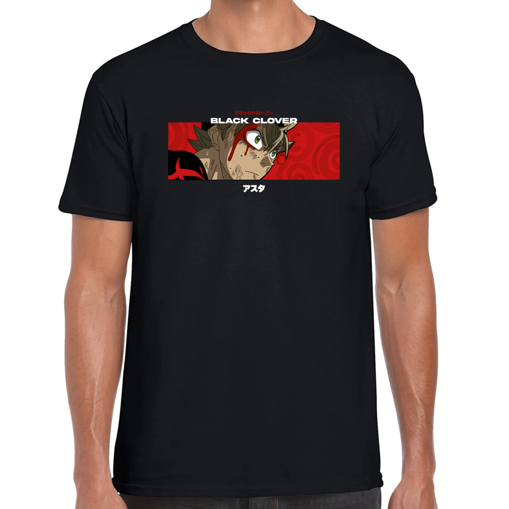 Playera Asta Black Clover Algodón Premium #0001703