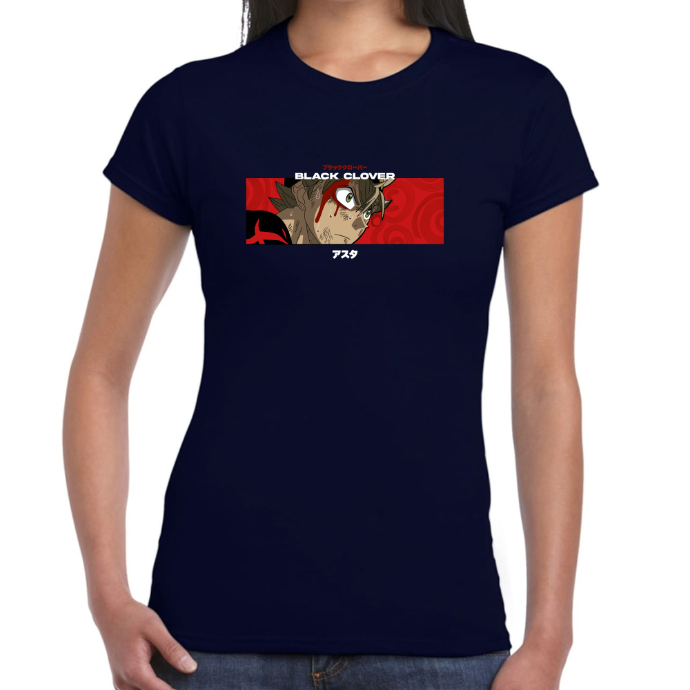 Playera Asta Black Clover Algodón Premium #0001703 Imagen secundaria del producto