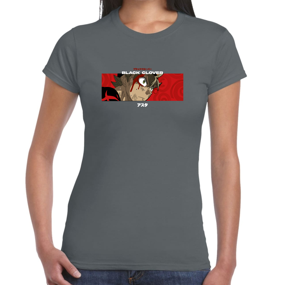 Playera Asta Black Clover Algodón Premium #0001703