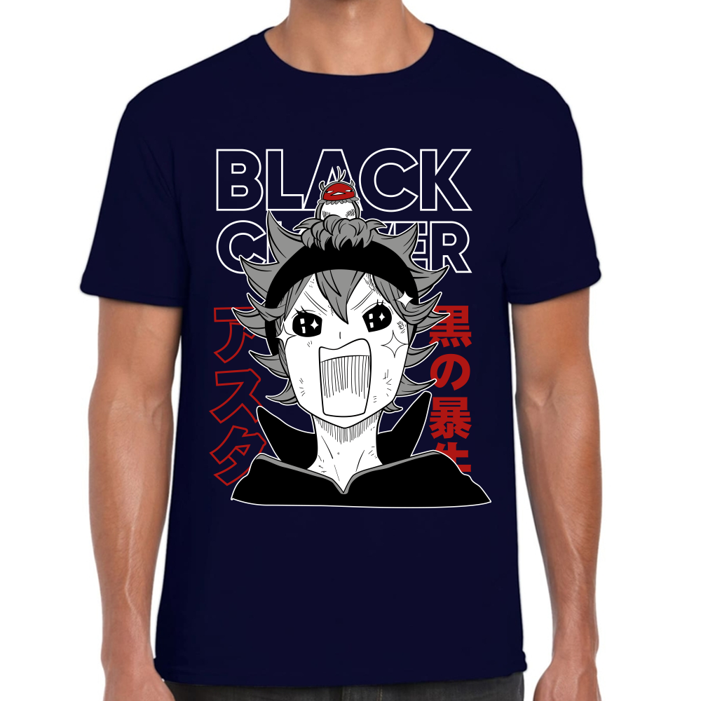 Playera Asta Black Clover Algodón Premium #0001704