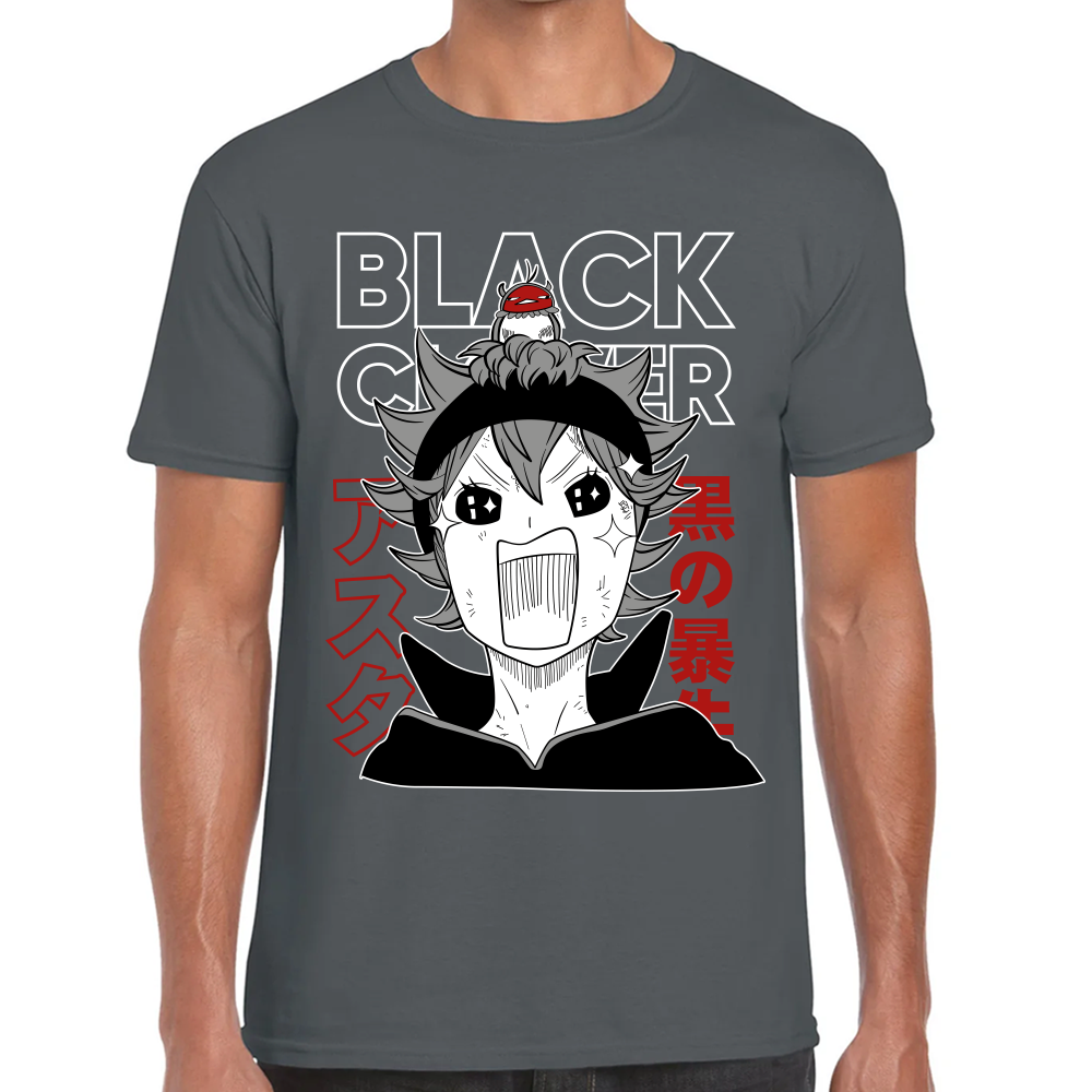 Playera Asta Black Clover Algodón Premium #0001704