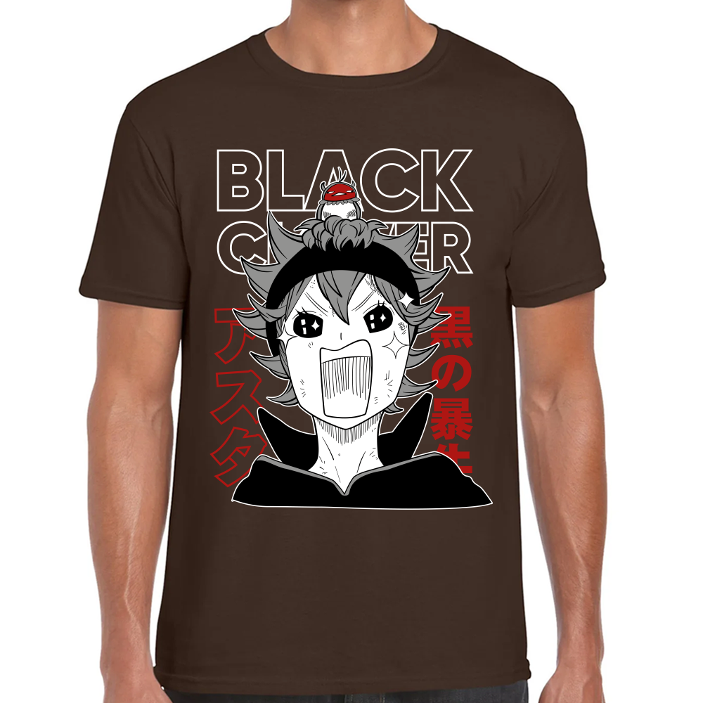 Playera Asta Black Clover Algodón Premium #0001704