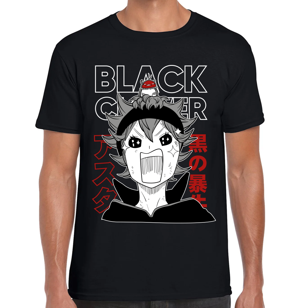 Playera Asta Black Clover Algodón Premium #0001704