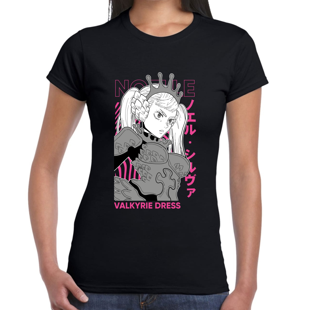Playera Valkyrie Dress Noelle Black Clover #0001705