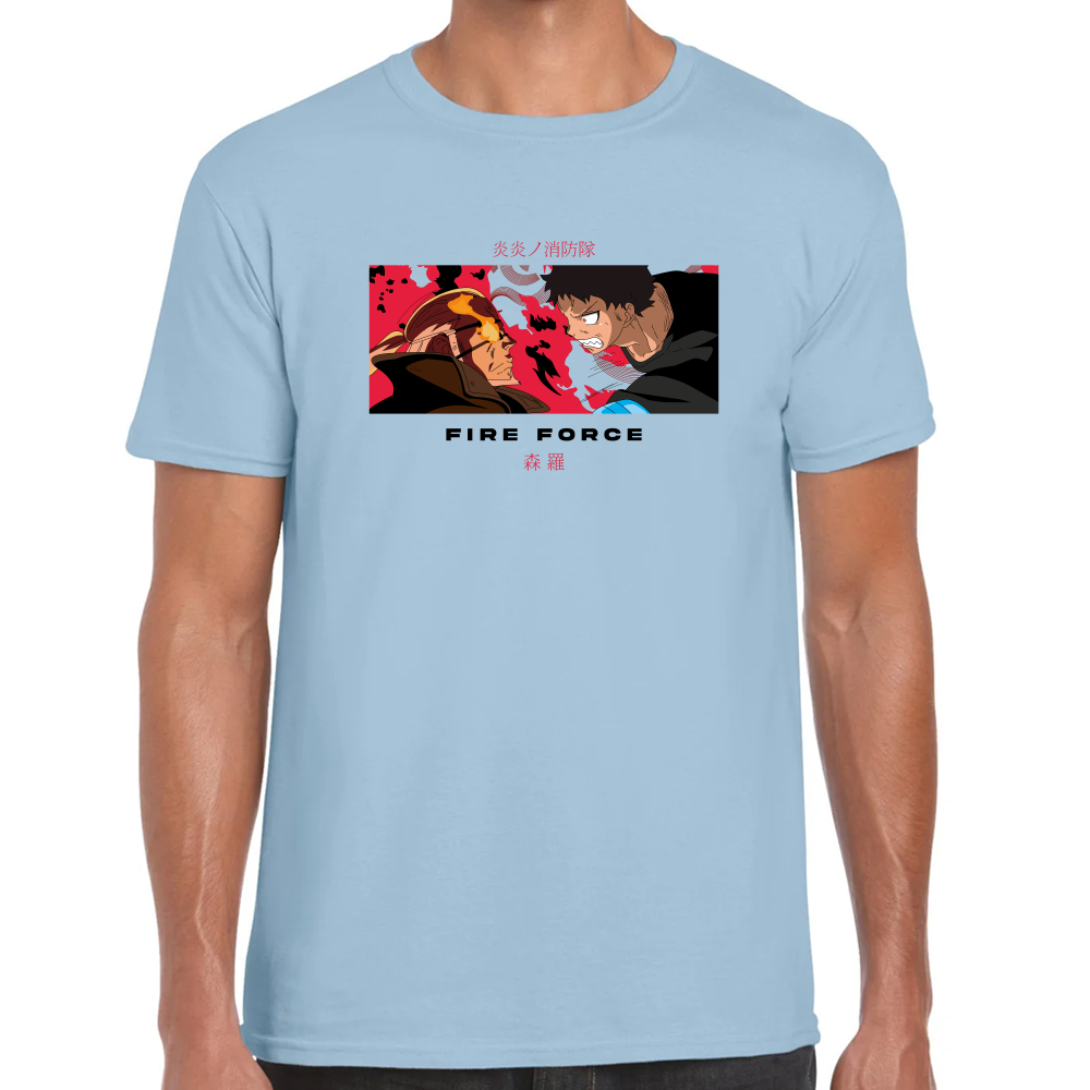 Playera Burns & Shinra Fire Force #0001707