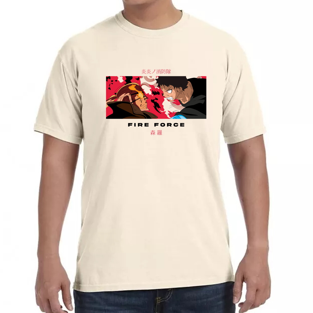 Playera Burns & Shinra Fire Force #0001707