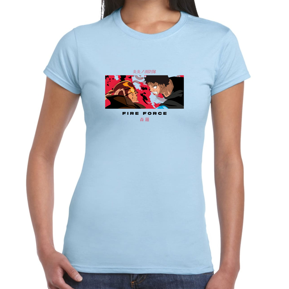 Playera Burns & Shinra Fire Force #0001707