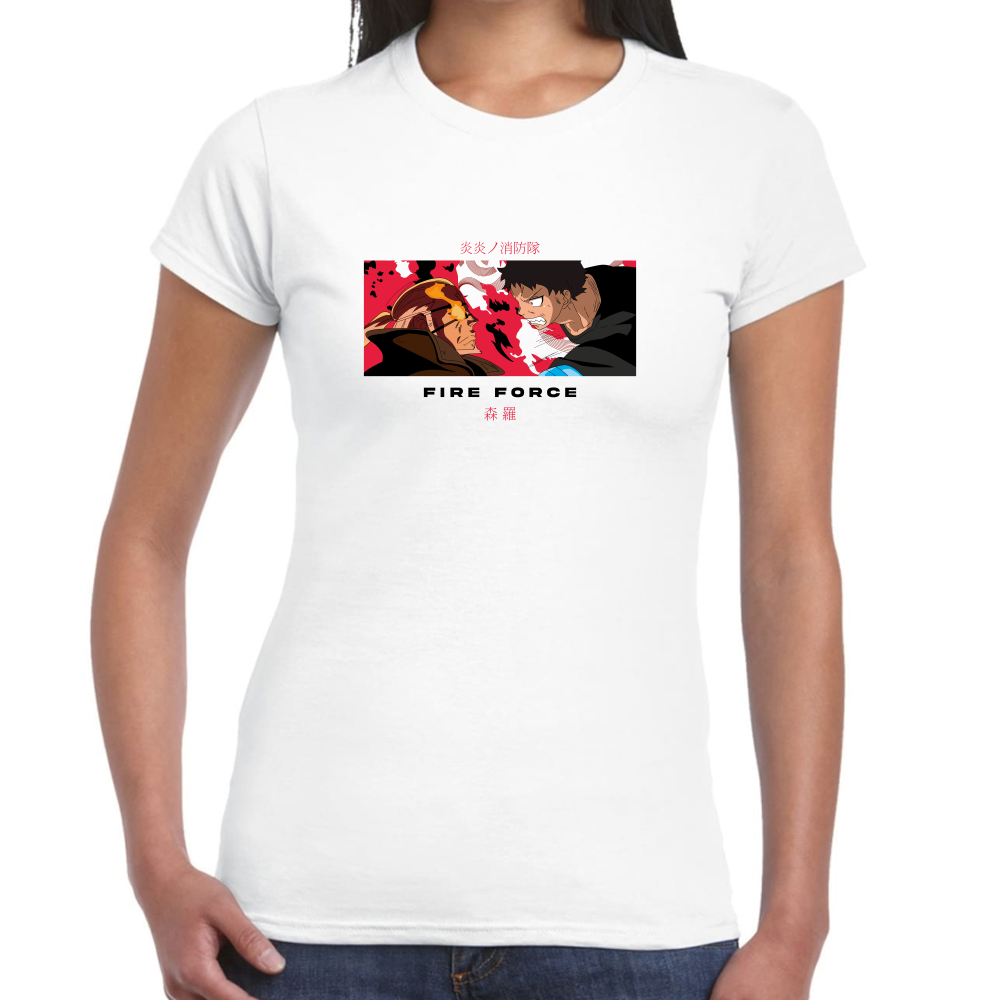 Playera Burns & Shinra Fire Force #0001707