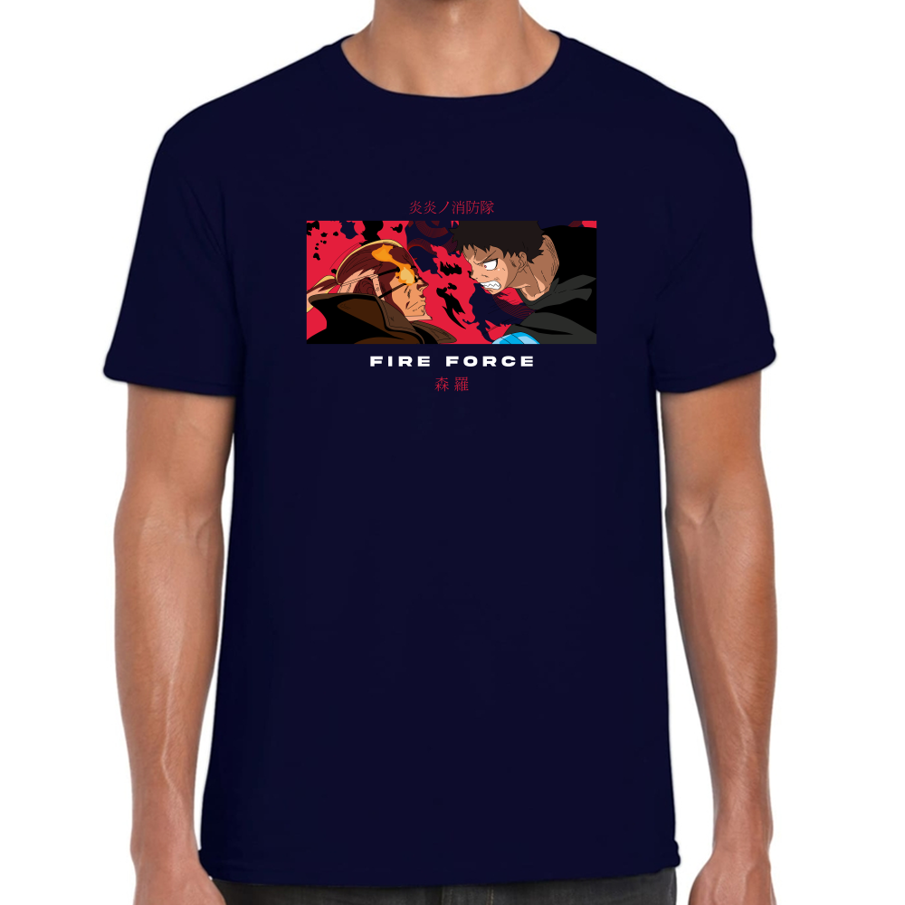 Playera Burns & Shinra Fire Force #0001707