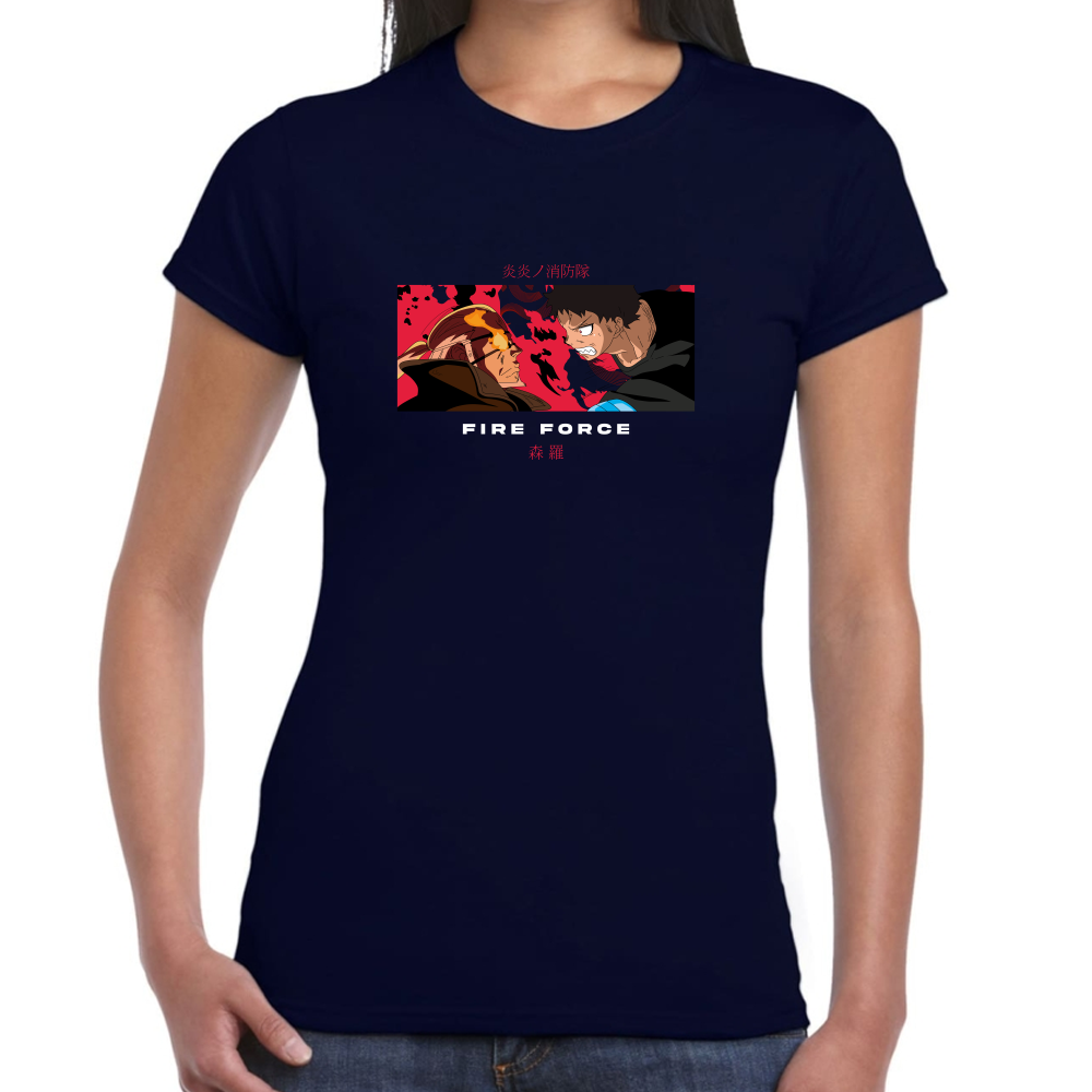 Playera Burns & Shinra Fire Force #0001707