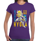Playera Hyoga de Cisne Caballeros del Zodiaco Algodón Premium #0001710
