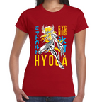 Playera Hyoga de Cisne Caballeros del Zodiaco Algodón Premium #0001710