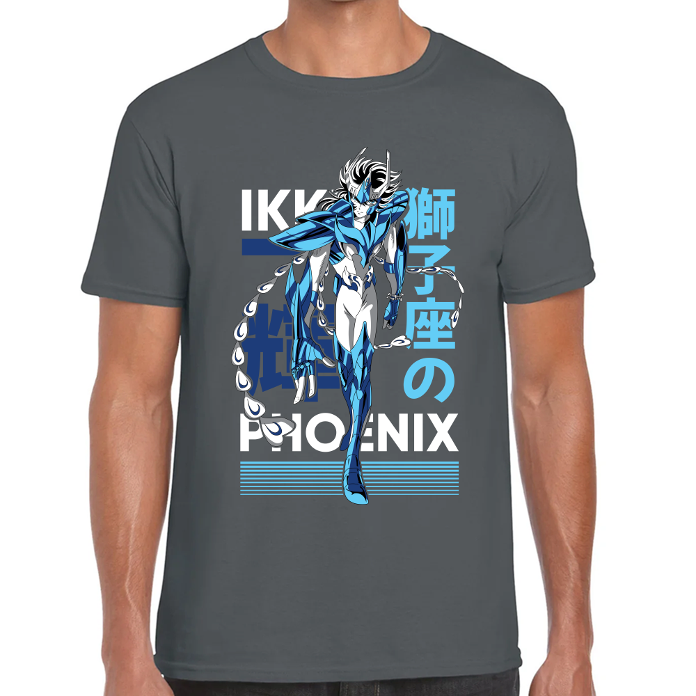 Playera Phoenix Ikki Caballeros del Zodiaco Algodón Premium #0001711