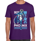 Playera Phoenix Ikki Caballeros del Zodiaco Algodón Premium #0001711