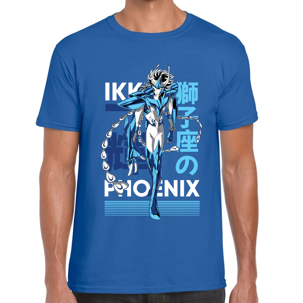 Playera Phoenix Ikki Caballeros del Zodiaco Algodón Premium #0001711