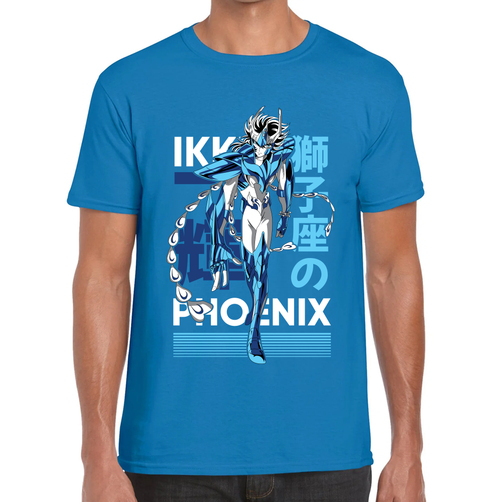 Playera Phoenix Ikki Caballeros del Zodiaco Algodón Premium #0001711
