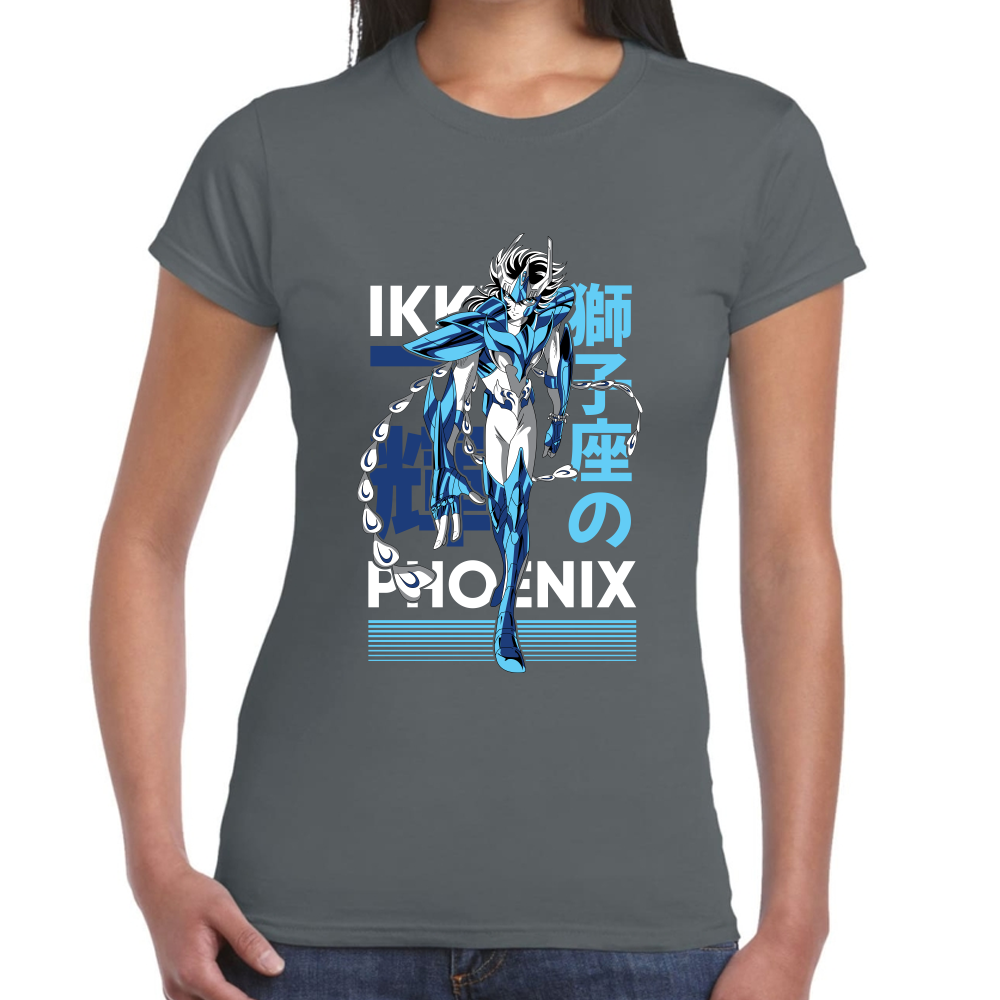 Playera Phoenix Ikki Caballeros del Zodiaco Algodón Premium #0001711