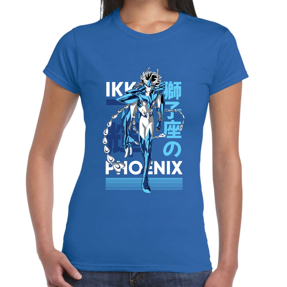 Playera Phoenix Ikki Caballeros del Zodiaco Algodón Premium #0001711